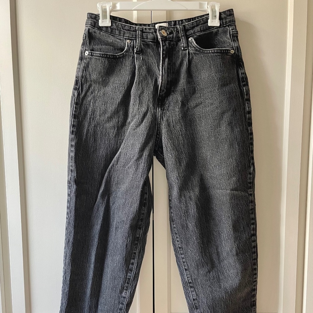 Black Denim Mom Jeans